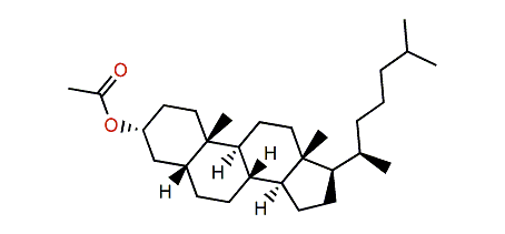 5beta-Cholestan-3alpha-ol acetate